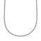 Native American Genuine Old Pawn Style Sterling Silver Bead Necklace JX128943
